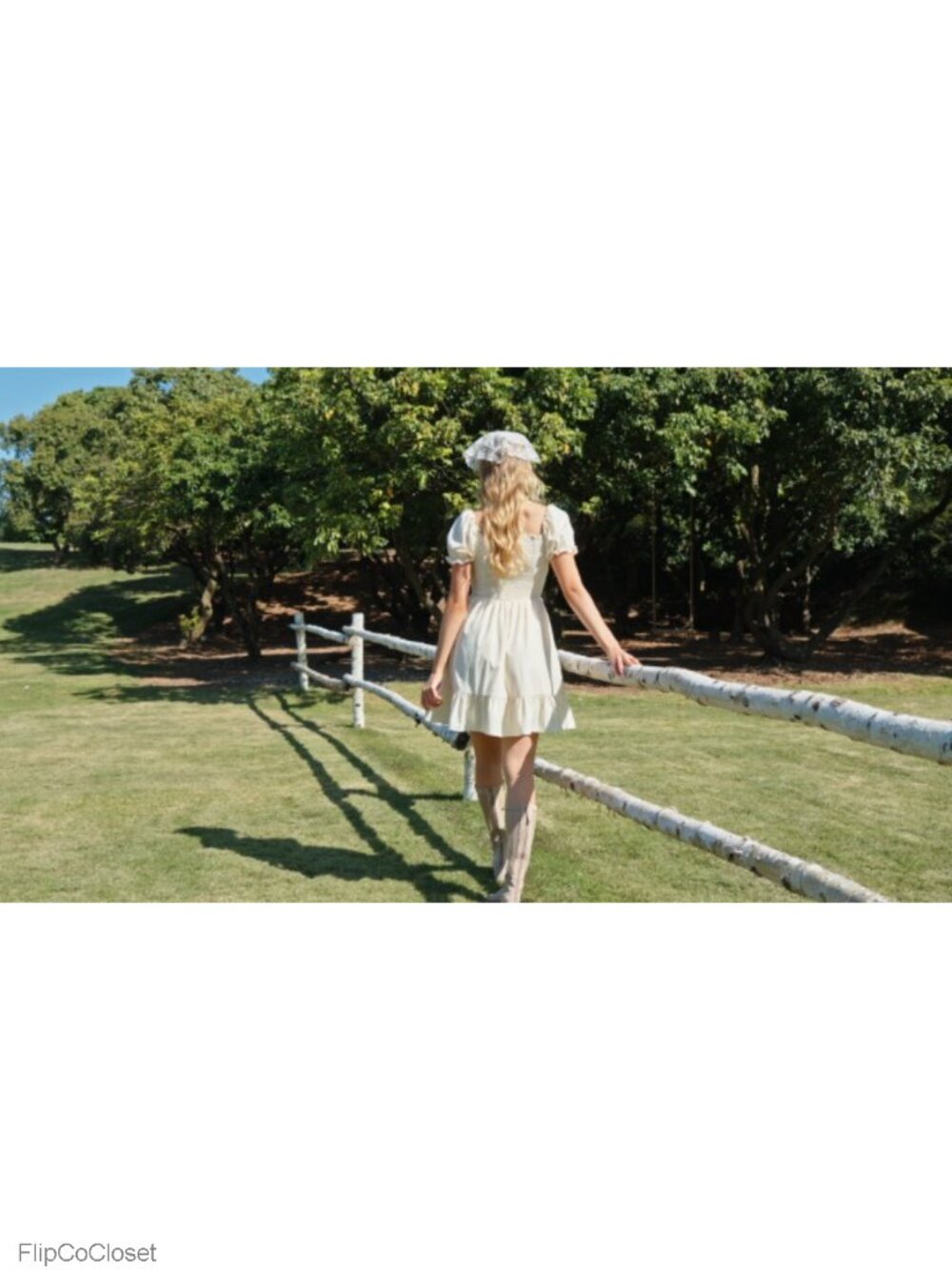 Renaissance Corset Babydoll Dress Puff Sleeve Mini Dress with Pockets - Picture 6 of 6